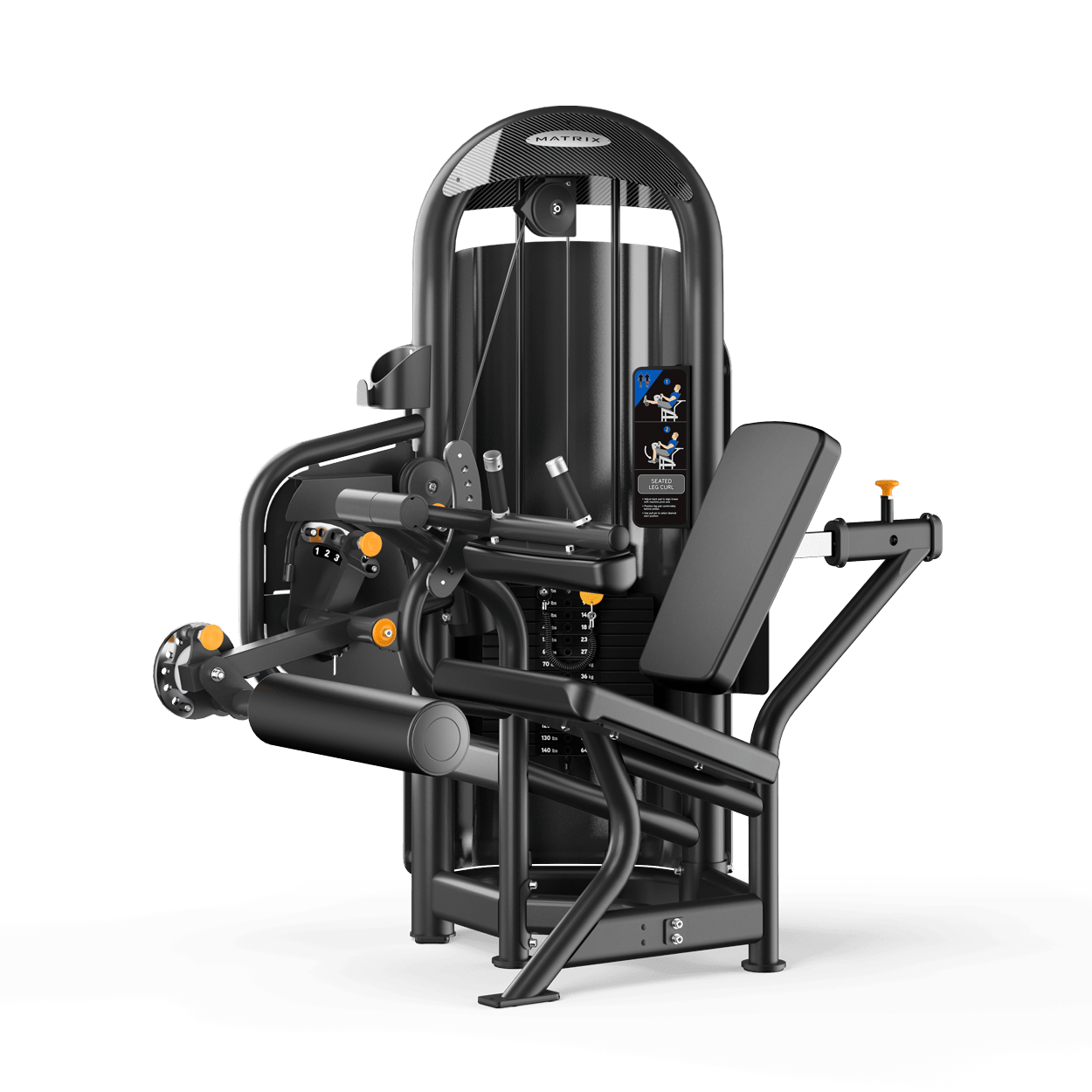 Seated leg curl